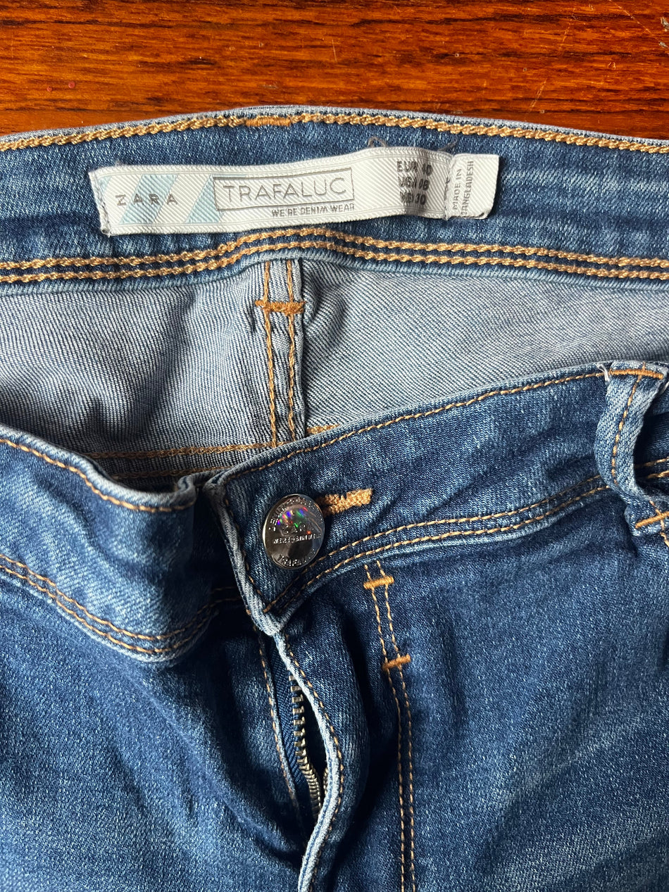 Zara Trafaluc skinny jeans, mid-rise, classic wash – size 40 IT (w28/30) M's boutique