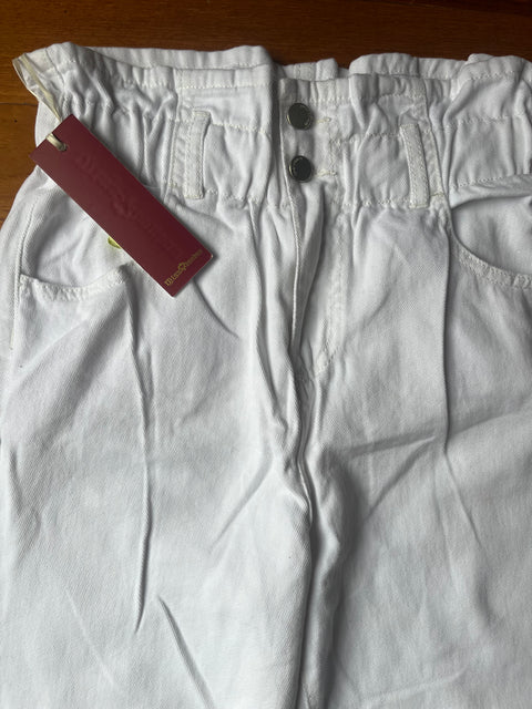 Jeans bianchi paperbag Missguided