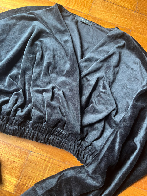 Piazza Italia velvet crop top