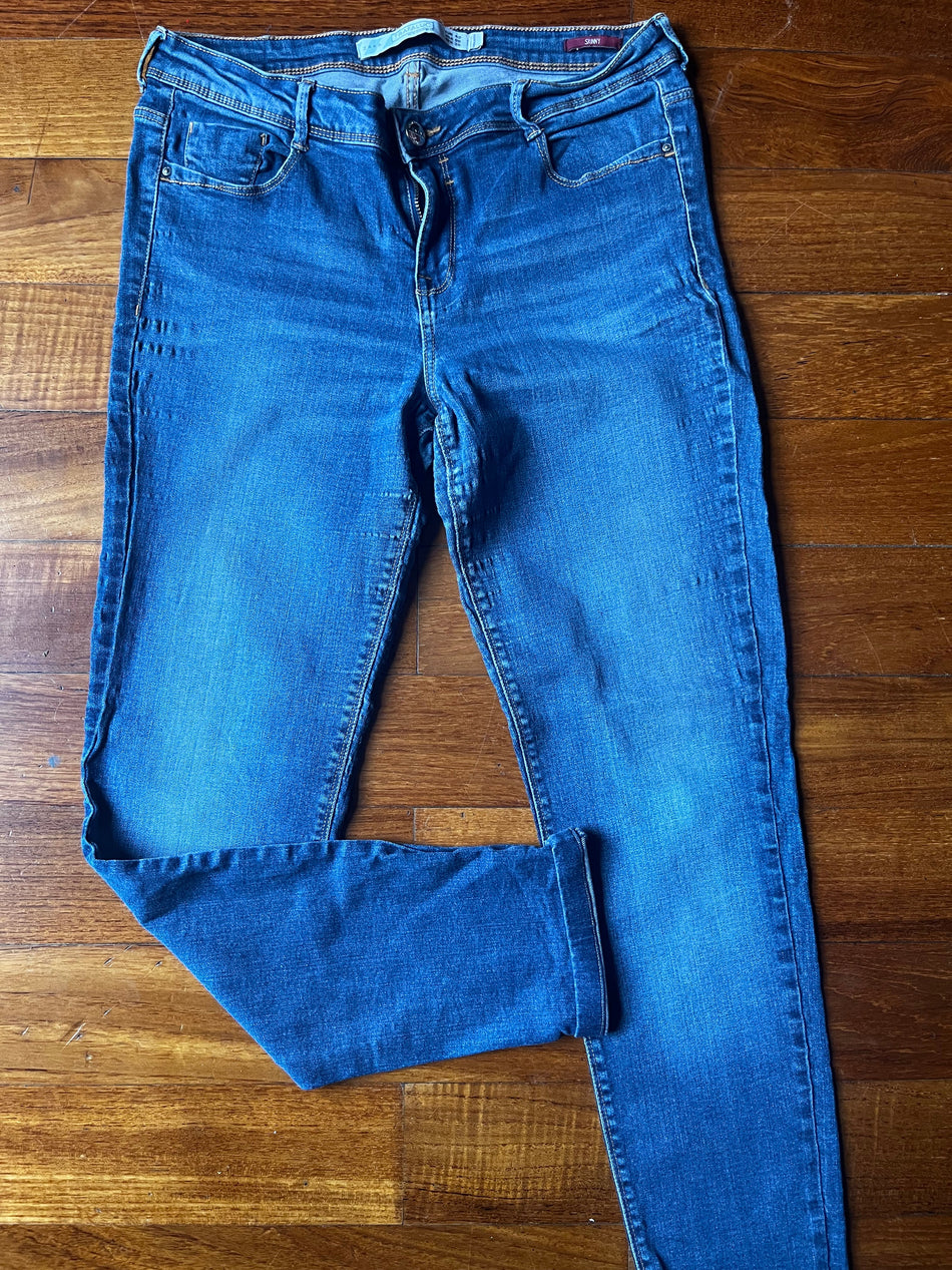 Zara Trafaluc skinny jeans, mid-rise, classic wash – size 40 IT (w28/30) M's boutique