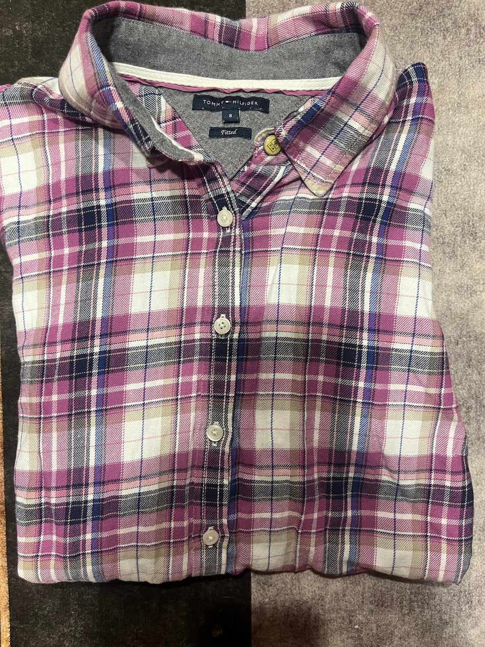 Tommy Hilfiger women's shirt size 8 - fitted - 42IT M's boutique
