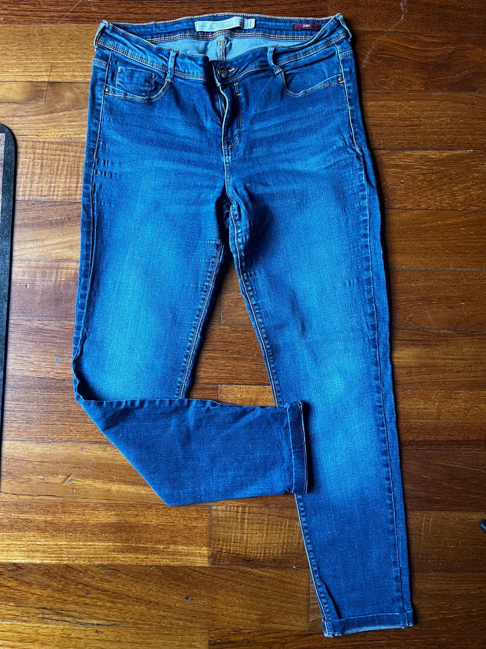 Zara Trafaluc skinny jeans, mid-rise, classic wash – size 40 IT (w28/30) M's boutique