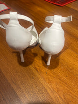 Décolleté slingback bianche Bottega 22