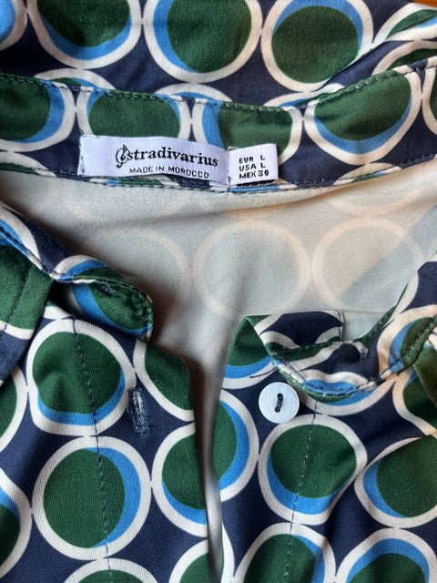 Camicia Stradivarius geometrica